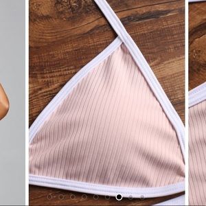 Swim Ribbed Highcut Bikini Set Poshmark